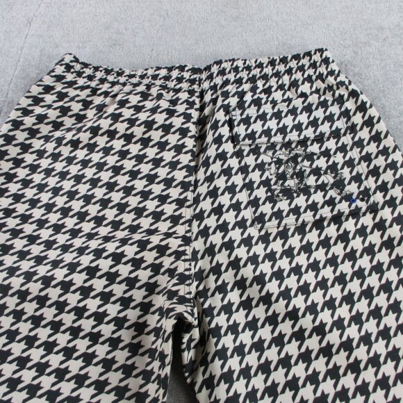 Burberry Mens Houndstooth Pants Workwear Elasticated Waist Loose Size Large NWT - Picture 7 of 14